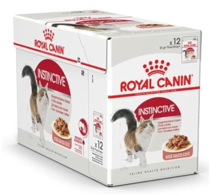 Royal Canin Adult Instinctive Wet Cat Food, 85 g (12 Pack)